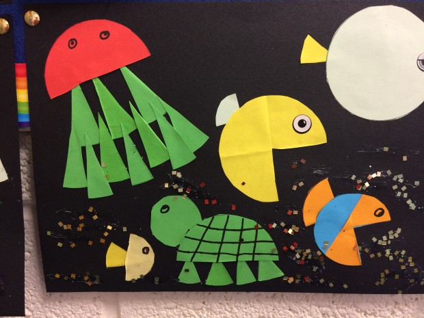 February Art – Fraction Fish « Crossmahon National School